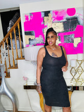 Load image into Gallery viewer, D13981 Mineral Wash Backless Ruched Dress