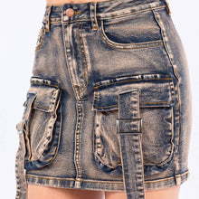 Load image into Gallery viewer, Brown suga mini skirt