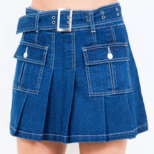 Load image into Gallery viewer, PLEATED MINI SKIRTS WITH POCKETS-RSK9680