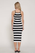 Load image into Gallery viewer, Stripe Cami Top & Midi Skirt Spring Sweater Set