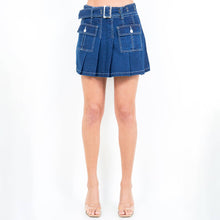 Load image into Gallery viewer, PLEATED MINI SKIRTS WITH POCKETS-RSK9680