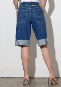 Cuff Up Jorts With Draw String